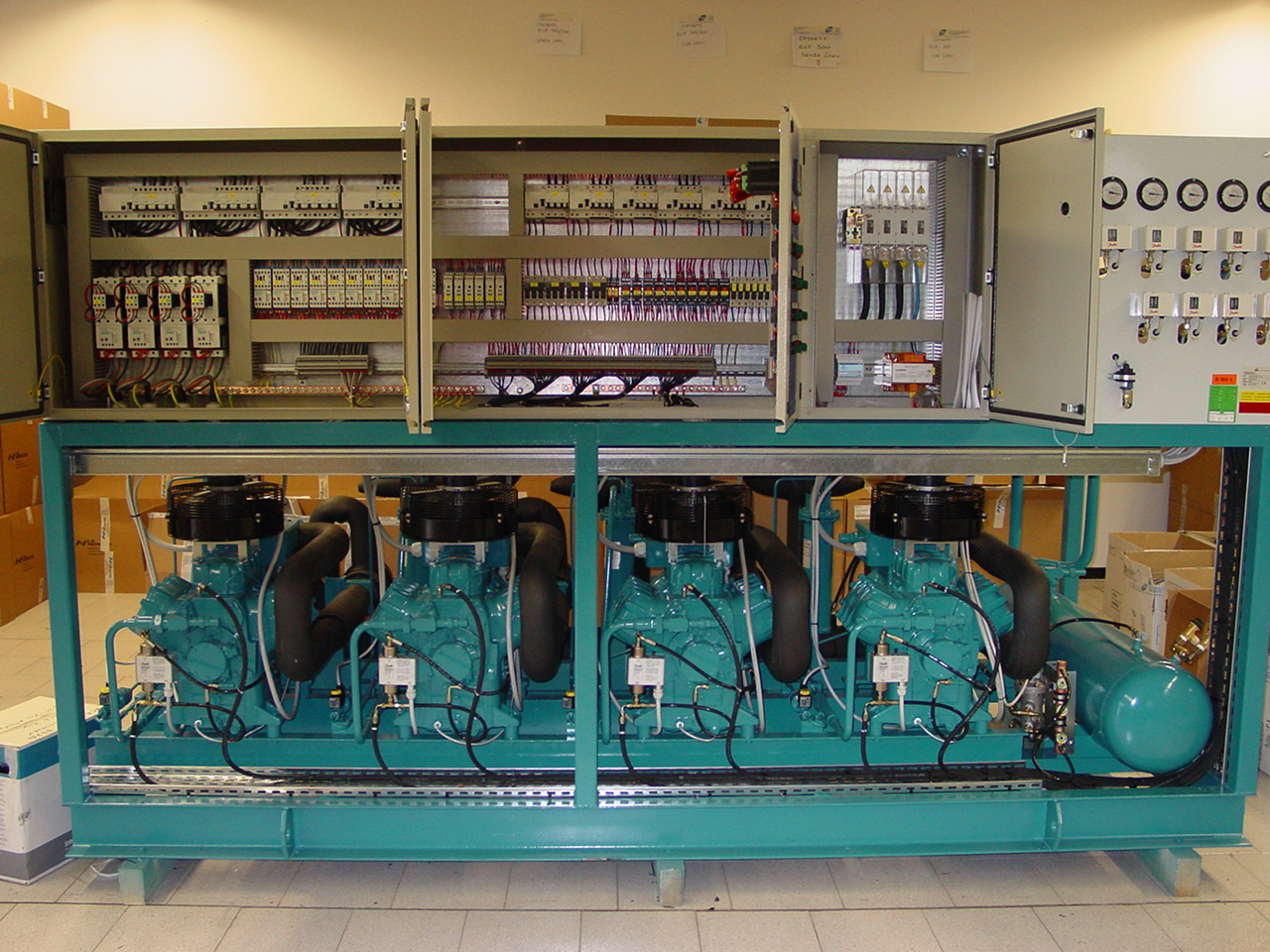 PEGO - Customized control panels for refrigeration plants.